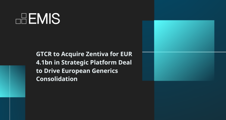GTCR to Acquire Zentiva for EUR 4.1bn in Strategic Platform Deal to Drive European Generics Consolidation 